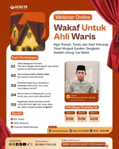 Webinar Wakaf Untuk Ahli Waris 2026