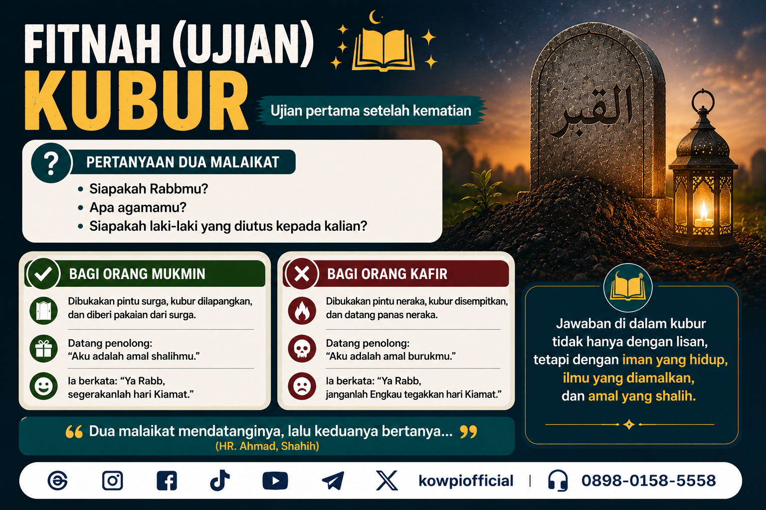 Nasehat Renungan Kematian Bagian Dua Puluh Delapan
