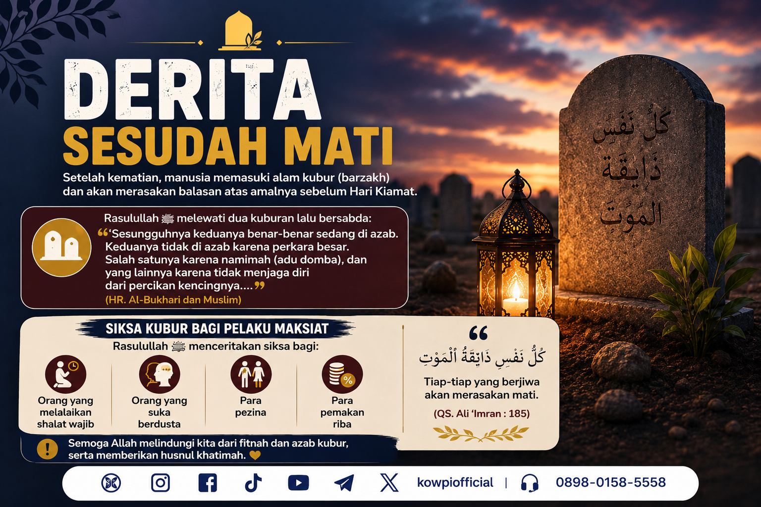 Nasehat Renungan Kematian Bagian Tiga Puluh empat