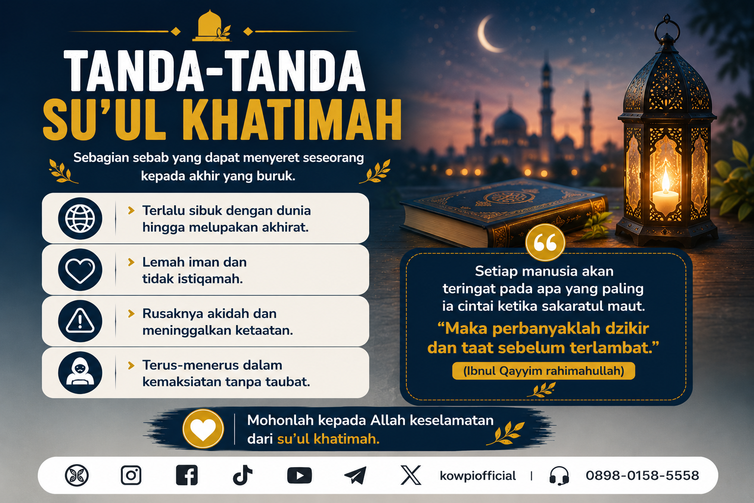 Renungan Nasehat Kematian Bagian Empat Puluh Dua