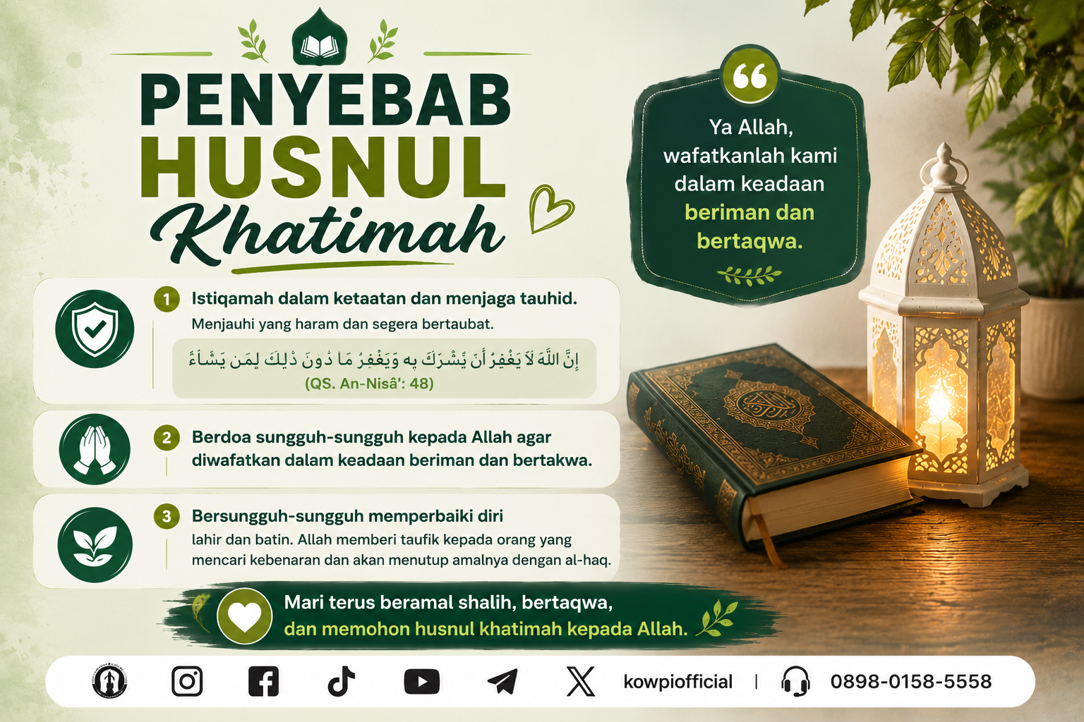 Renungan Nasehat Kematian Bagian Empat Puluh Empat