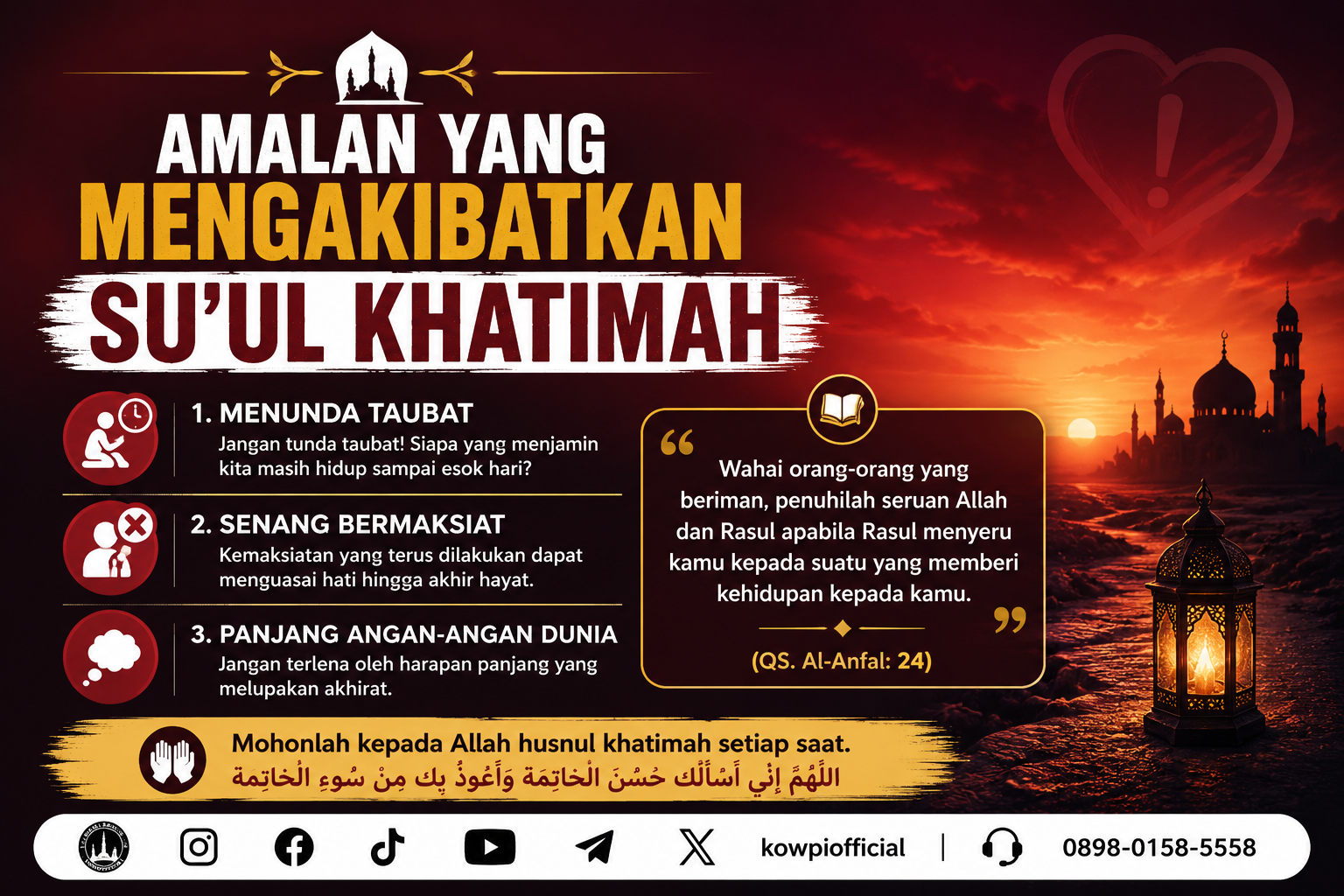 Renungan Nasehat Kematian Bagian Empat Puluh Tujuh