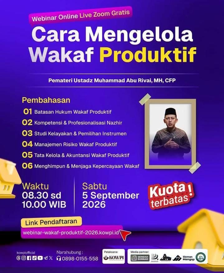 Webinar Wakaf Produktif 2026